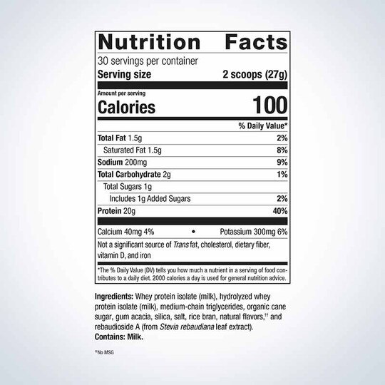 Perfect Protein Whey, MGS